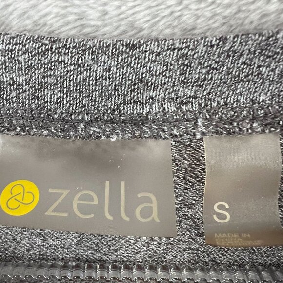 Zella Ruched Long Sleeve Top Womens Small Gray Comfy Stretch Athleisure - Picture 3 of 11